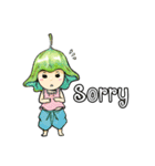 Happy 3 Leafs (Eng)（個別スタンプ：18）