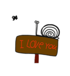 I am a snail（個別スタンプ：4）
