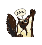 Nil black cat.（個別スタンプ：6）