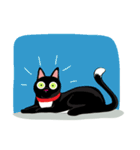 Nil black cat.（個別スタンプ：14）
