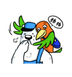 Shnny Bear ＆ Chirpy Bird（個別スタンプ：16）
