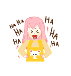 PinkyBear（個別スタンプ：7）