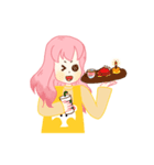PinkyBear（個別スタンプ：18）