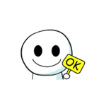 white face (Expression pack)（個別スタンプ：1）