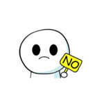 white face (Expression pack)（個別スタンプ：2）