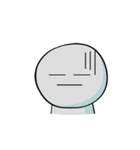 white face (Expression pack)（個別スタンプ：14）