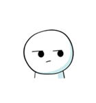 white face (Expression pack)（個別スタンプ：15）