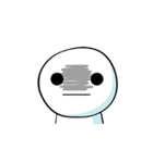 white face (Expression pack)（個別スタンプ：16）