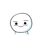 white face (Expression pack)（個別スタンプ：18）