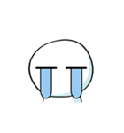 white face (Expression pack)（個別スタンプ：27）