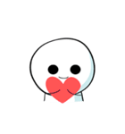 white face (Expression pack)（個別スタンプ：31）