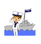 SAILOR AND HIS CAT（個別スタンプ：1）