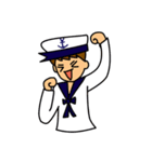 SAILOR AND HIS CAT（個別スタンプ：5）