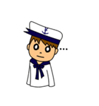 SAILOR AND HIS CAT（個別スタンプ：7）