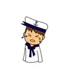 SAILOR AND HIS CAT（個別スタンプ：8）