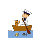 SAILOR AND HIS CAT（個別スタンプ：10）