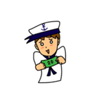 SAILOR AND HIS CAT（個別スタンプ：11）