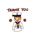 SAILOR AND HIS CAT（個別スタンプ：17）