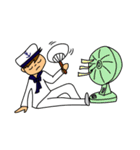 SAILOR AND HIS CAT（個別スタンプ：21）