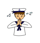 SAILOR AND HIS CAT（個別スタンプ：28）