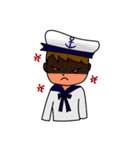 SAILOR AND HIS CAT（個別スタンプ：34）