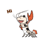 Funny Crayfish (english version)（個別スタンプ：1）