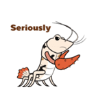 Funny Crayfish (english version)（個別スタンプ：2）