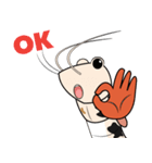 Funny Crayfish (english version)（個別スタンプ：5）