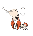 Funny Crayfish (english version)（個別スタンプ：15）