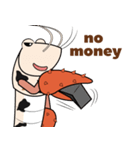 Funny Crayfish (english version)（個別スタンプ：18）