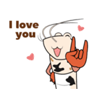 Funny Crayfish (english version)（個別スタンプ：26）