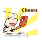 Funny Crayfish (english version)（個別スタンプ：34）