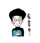 interesting cute boy（個別スタンプ：9）