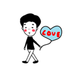 interesting cute boy（個別スタンプ：23）