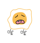 Egghausted Eggy（個別スタンプ：4）