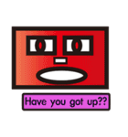 Box Box Man(For English)（個別スタンプ：3）