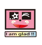 Box Box Man(For English)（個別スタンプ：24）