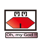 Box Box Man(For English)（個別スタンプ：25）