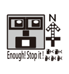 Box Box Man(For English)（個別スタンプ：27）