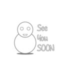 Little Snowman Story（個別スタンプ：18）