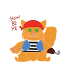 海賊猫（個別スタンプ：4）