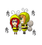 Couple bees（個別スタンプ：6）