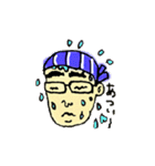ブルーのノリさん（個別スタンプ：2）