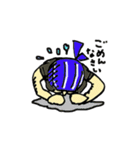 ブルーのノリさん（個別スタンプ：3）