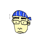 ブルーのノリさん（個別スタンプ：4）