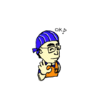 ブルーのノリさん（個別スタンプ：9）