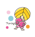ピッチとチャップ（個別スタンプ：25）