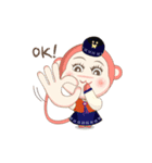 Monkey Go To Korea（個別スタンプ：11）