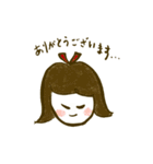 シンプルゆるかお（個別スタンプ：10）