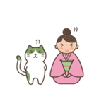 茶道 with 抹茶猫（個別スタンプ：17）